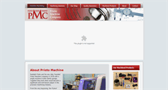 Desktop Screenshot of prietomachine.com